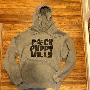 Anti-Puppy Mills Gray Hoodie